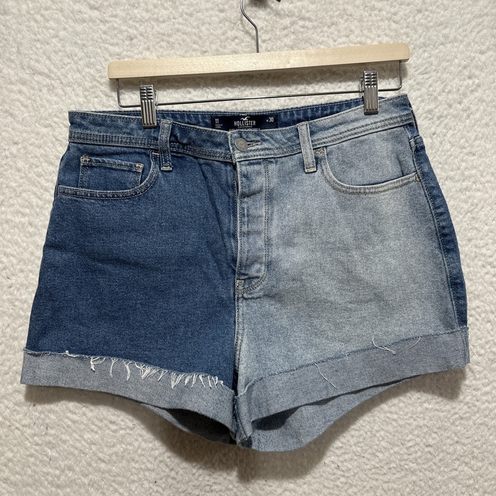 Hollister Women's‎ Size 30 Ultra High Rise Mom Short Shorts 3 Vintage Stretch